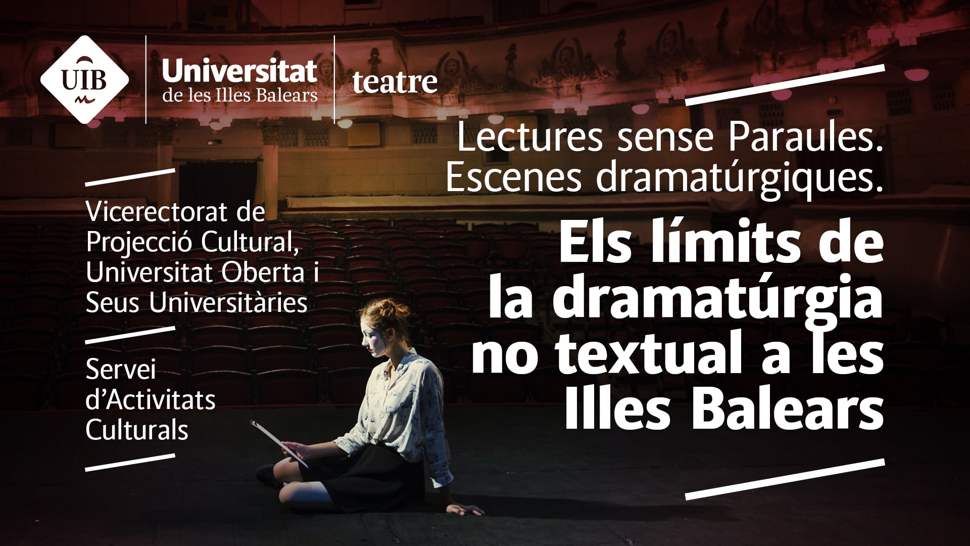 Lectures sense Paraules. Escenes dramatúrgiques. Els límits de la dramatúrgia no textual a les Illes Balears