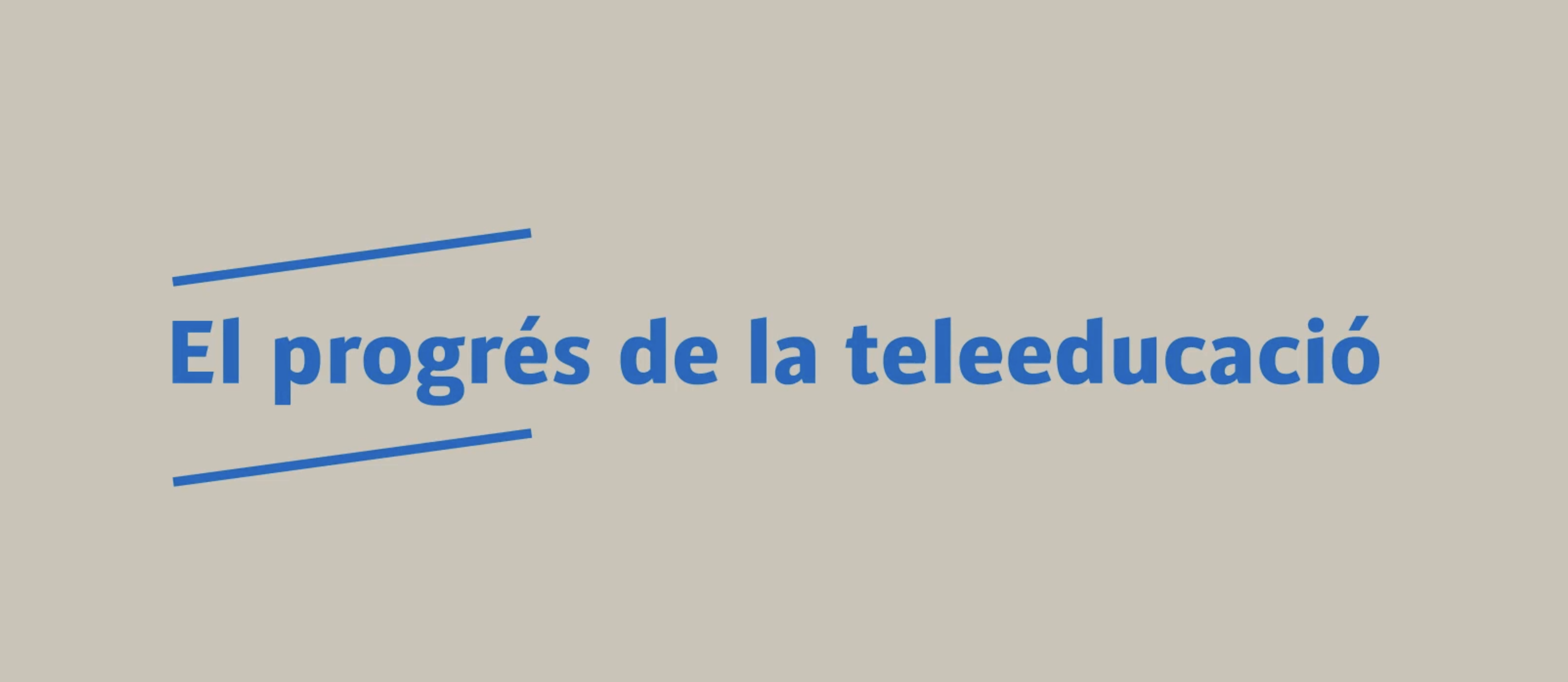 Jornada de gerència: El progrés de la teleeducació