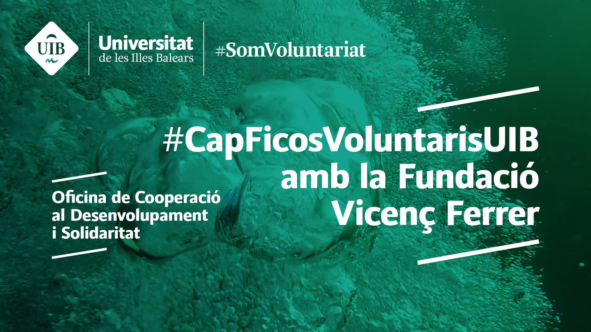 #CapFicosVoluntarisUIB amb la fundació Vicenç Ferrer