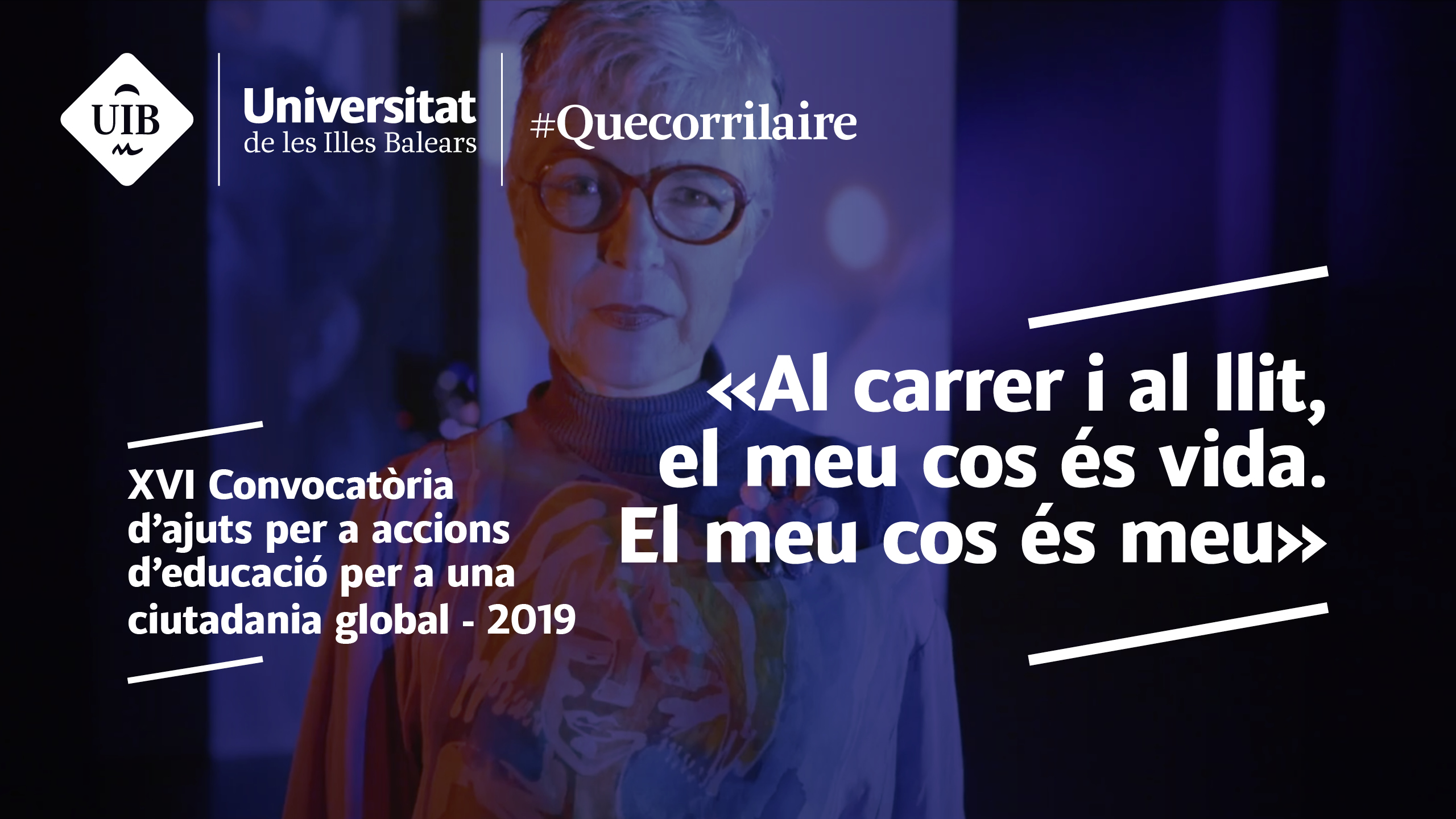 XVI Convocatòria d'ajuts per a accions d'educació per una Ciutadania Globlal 2019 .No em despullis amb la mirada