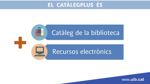 Servei de Biblioteca i Documentació.Què és el CatàlegPlus de la biblioteca de la UIB