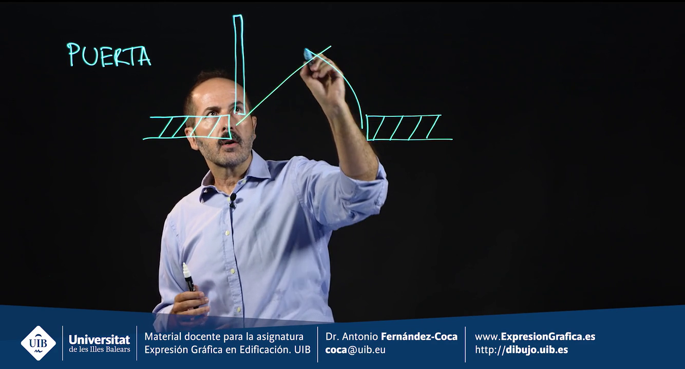 Expresión Gráfica Arquitectónica.Como dibujar puertas en alzado