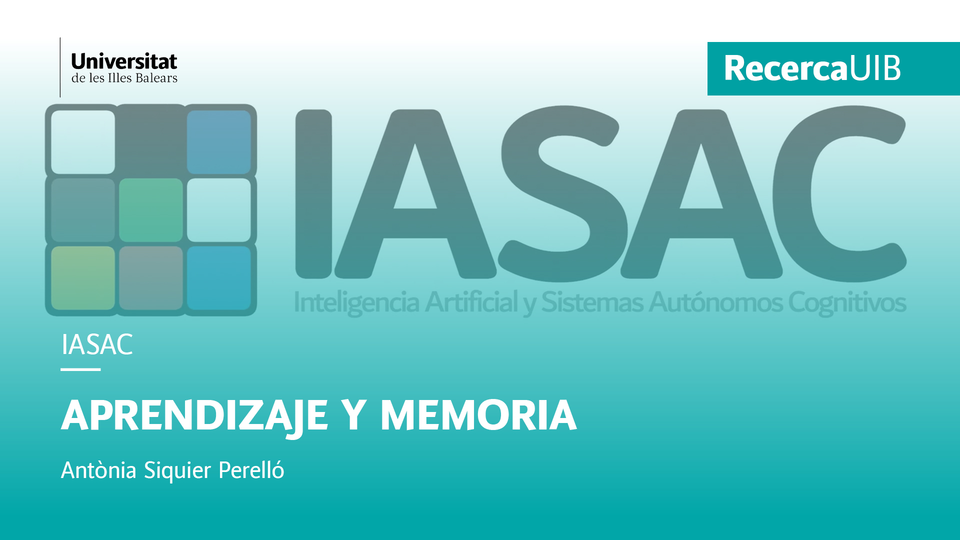 Aprendizaje y memoria