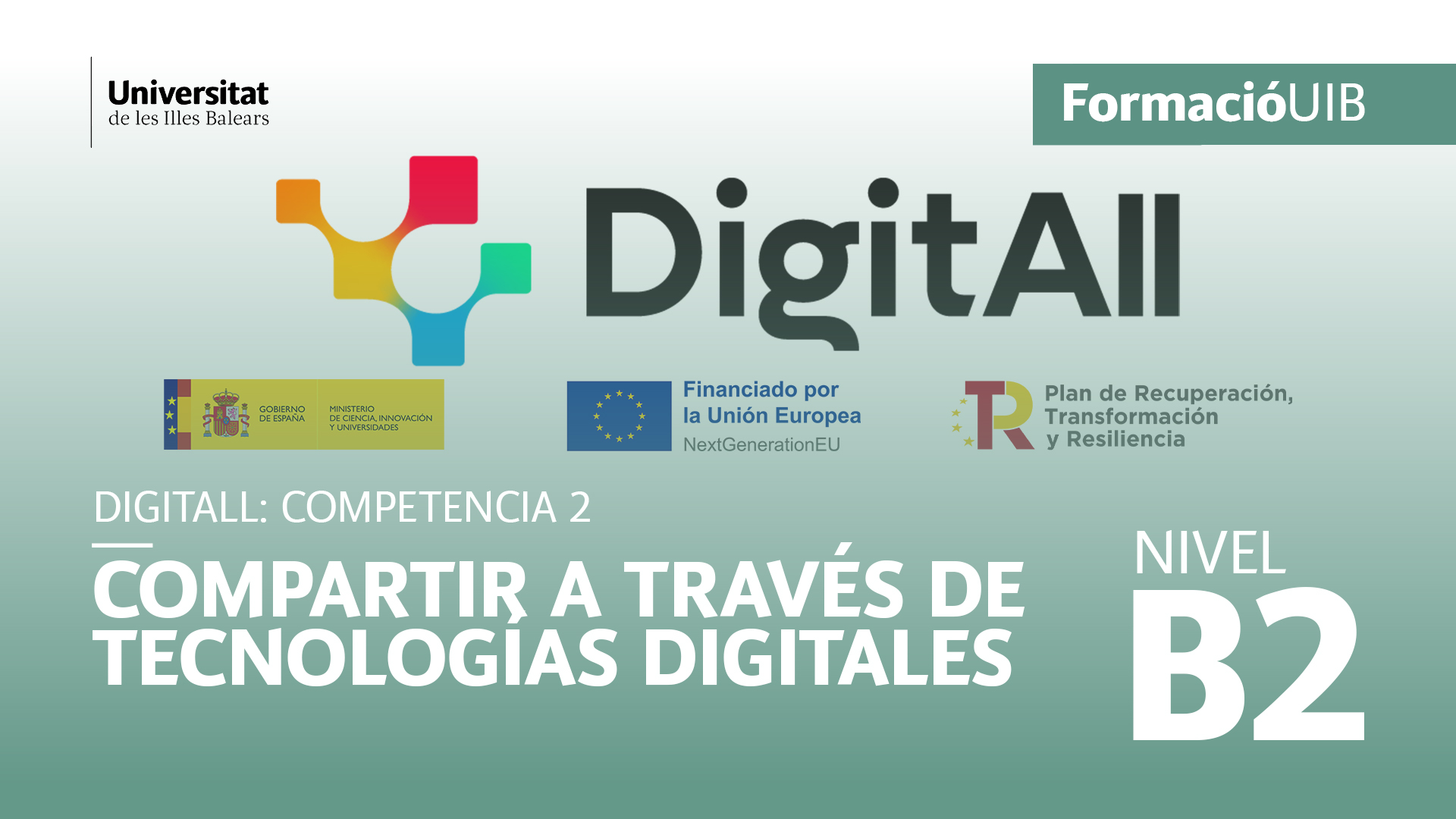 (Level B2) Introduced to sharing through digital technologies