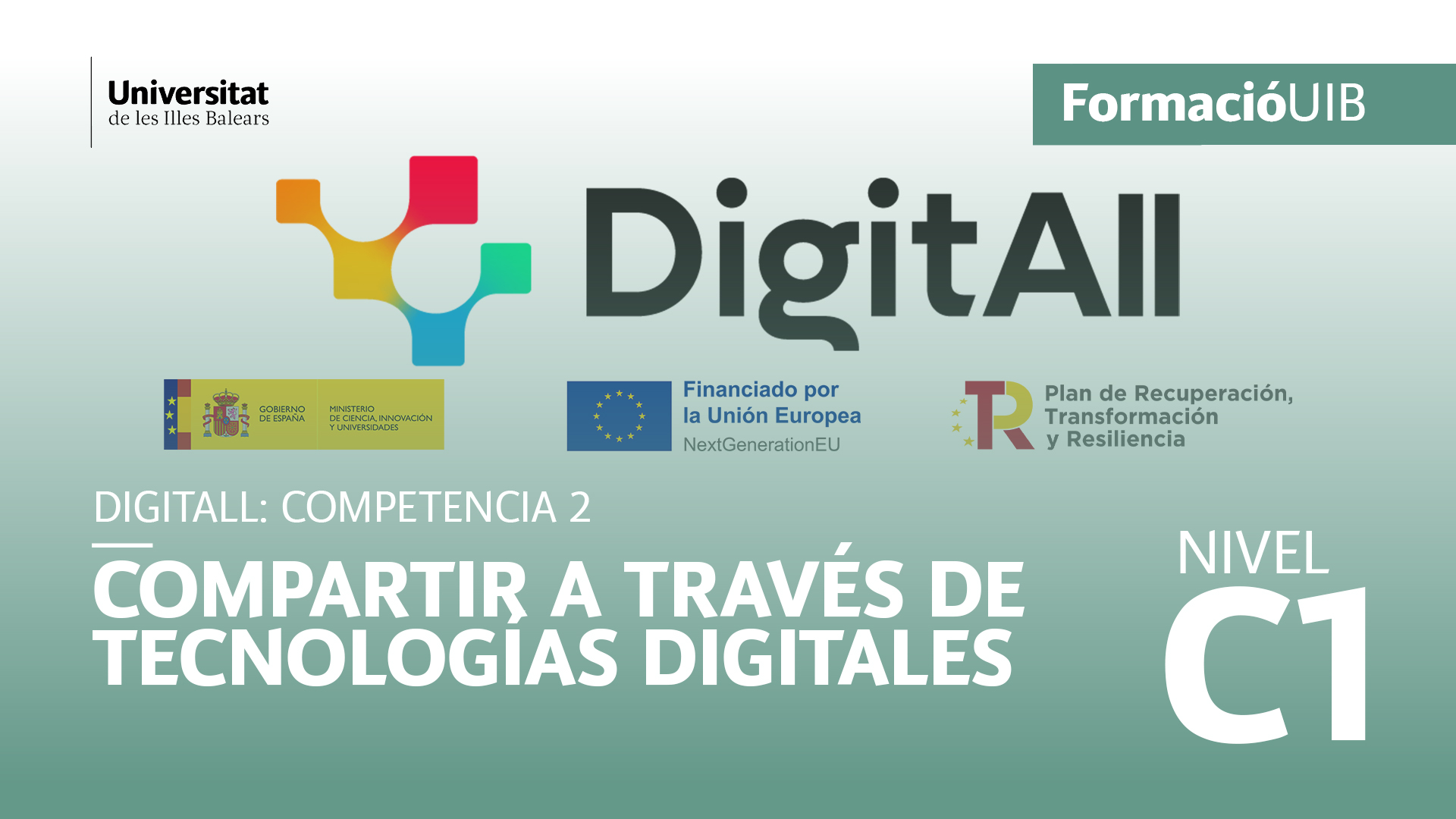 (Level C1) Introduction to sharing through digital technologies
