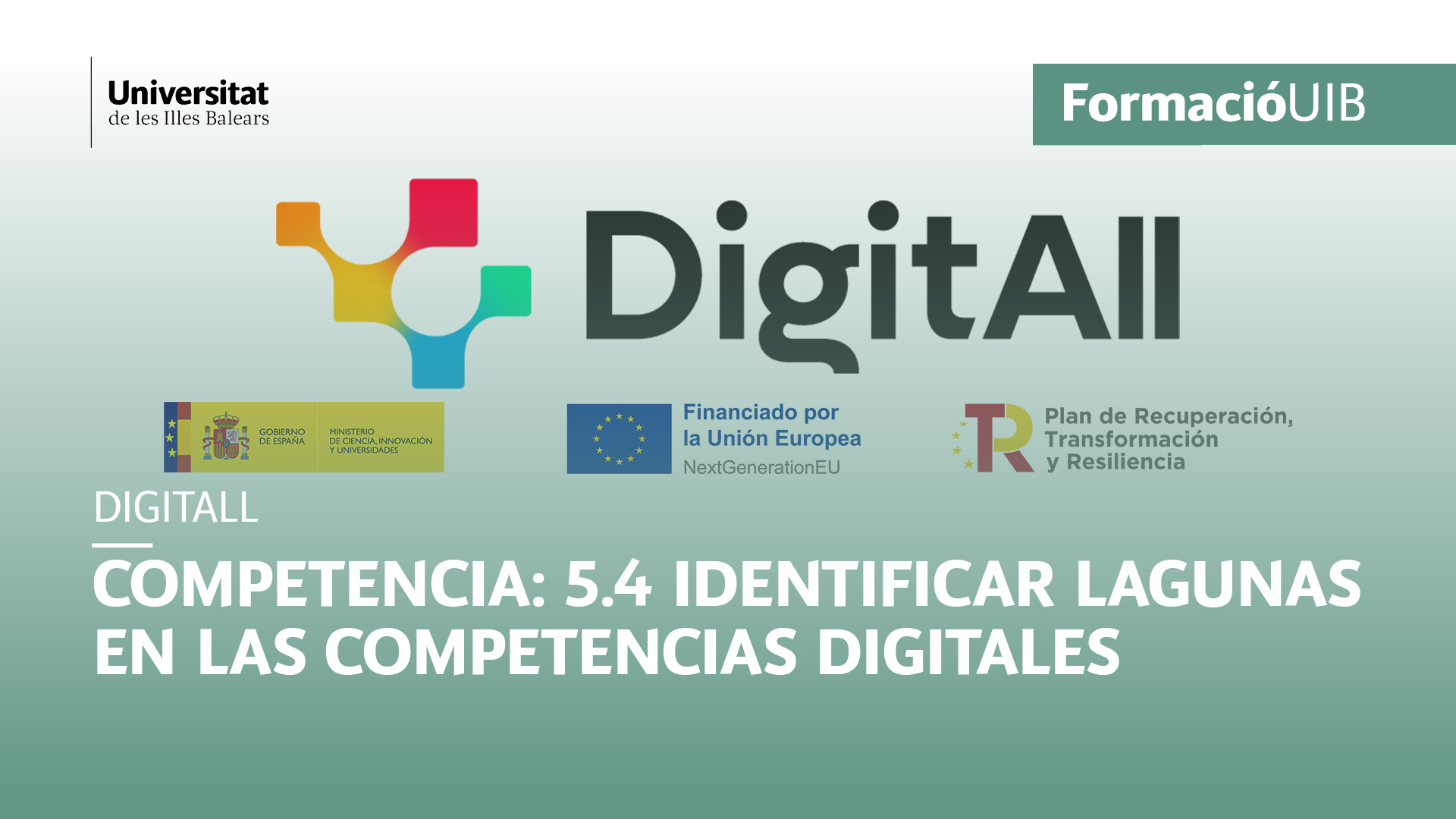 Introducción a la identificación de lagunas en las competencias digitales (Nivel A1)