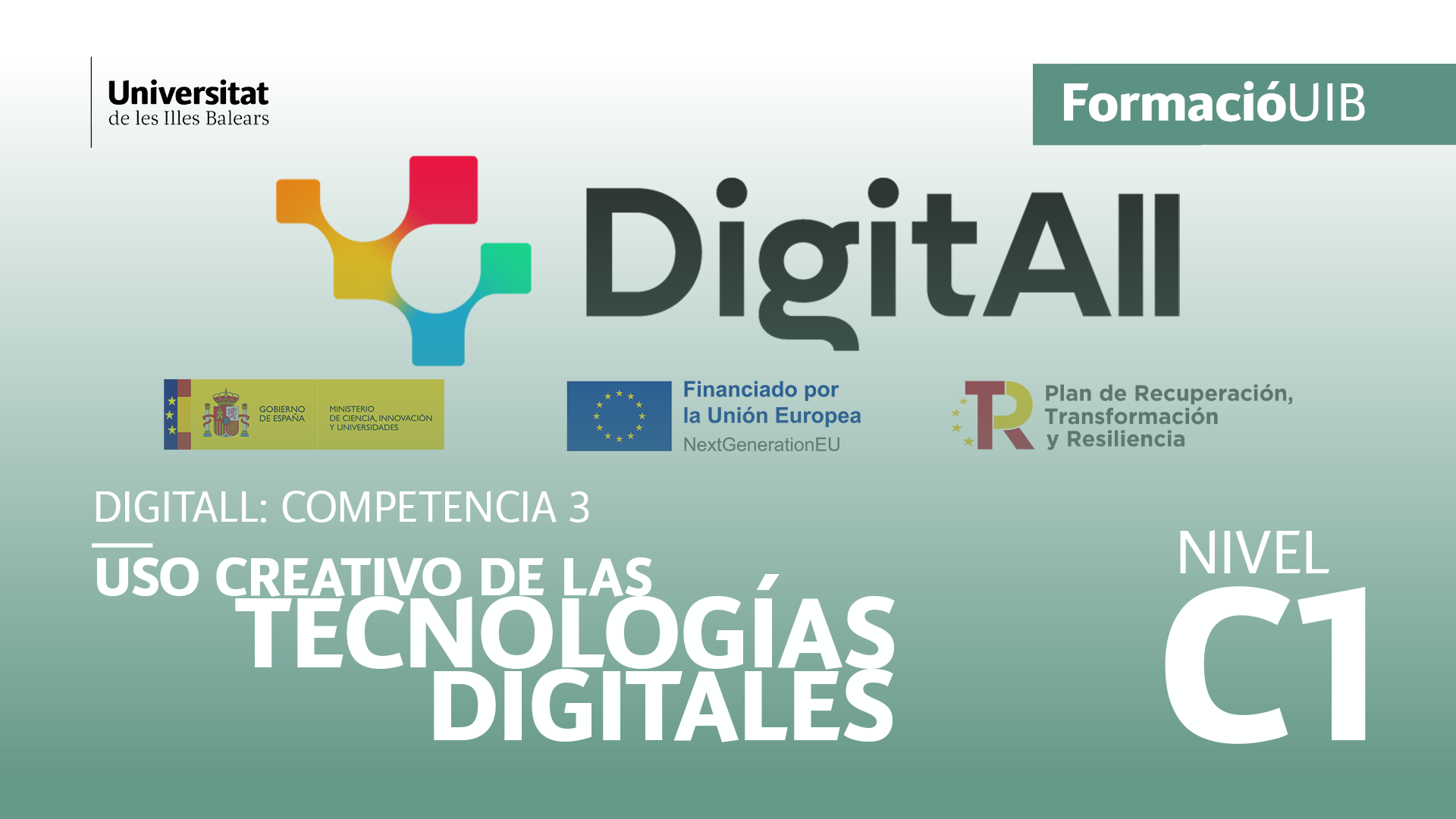 (Nivel C1) Introducción al uso creativo de la tecnología digital