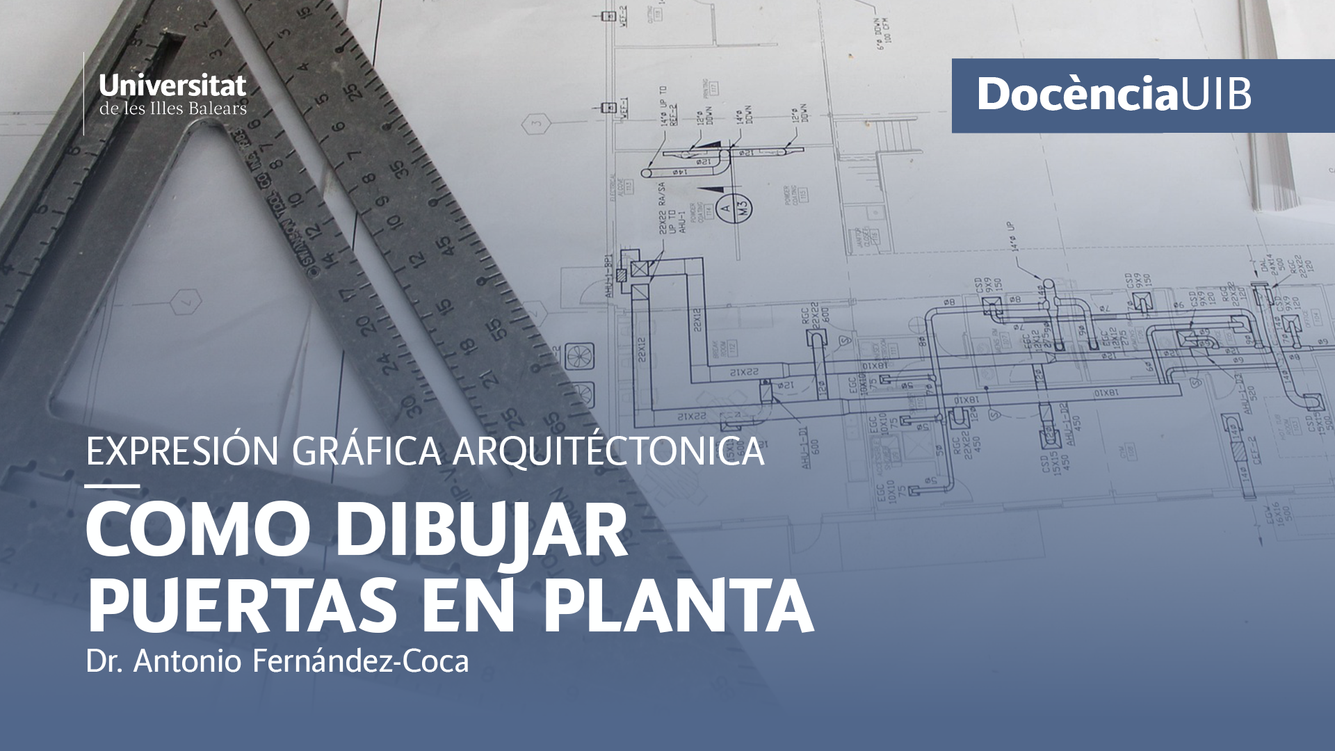 Architectural Graphic Expression. How to draw doors in plan