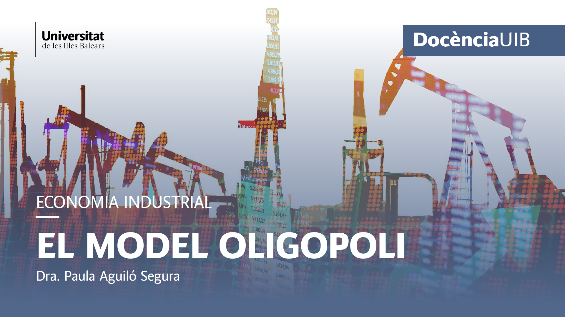 Industrial Economy. Oligopoly model