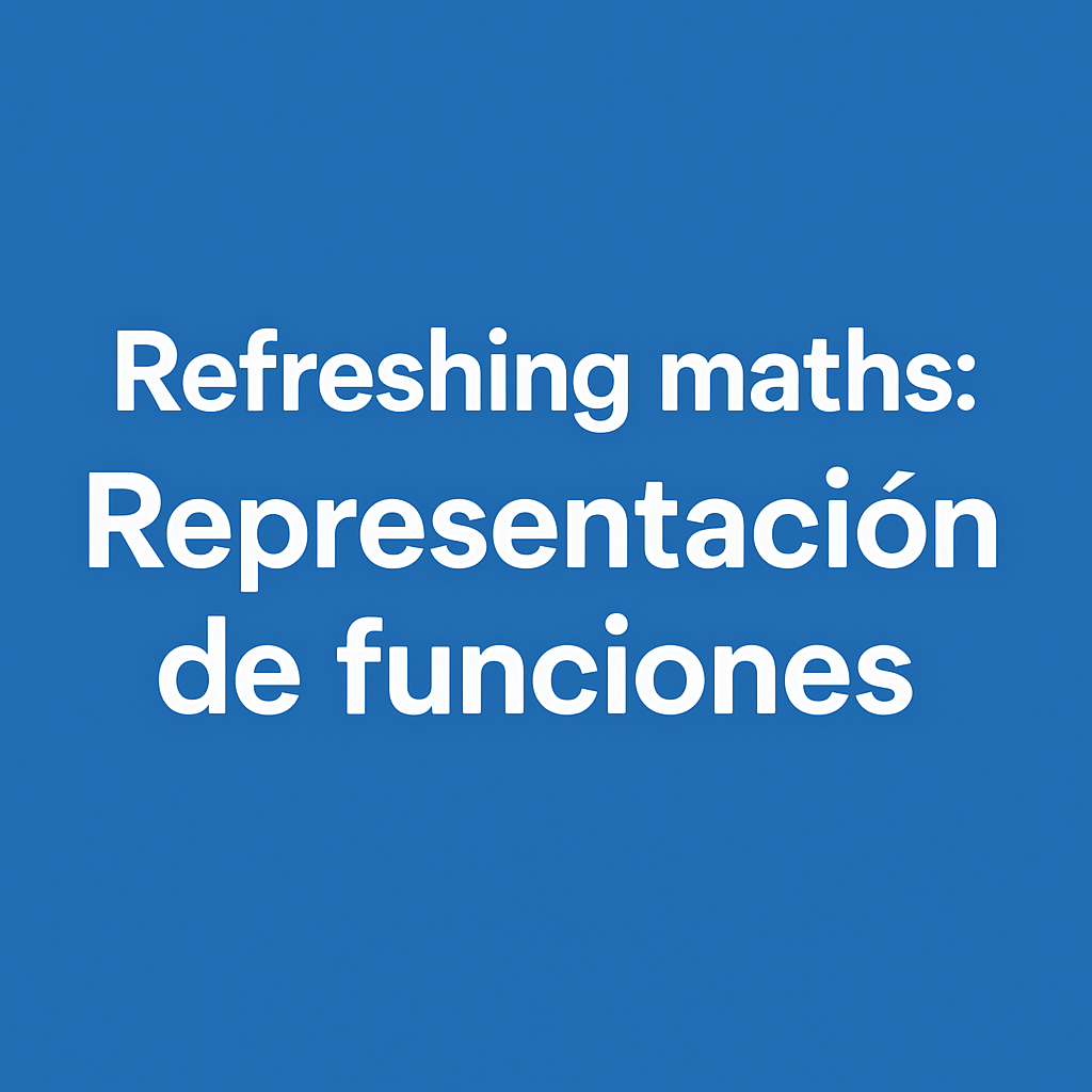 Refreshing Maths: Function Representation